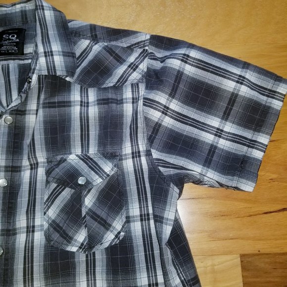 SQ Comfort Wash Top Grade Shirt Medium 100% Cotton - Picture 7 of 9